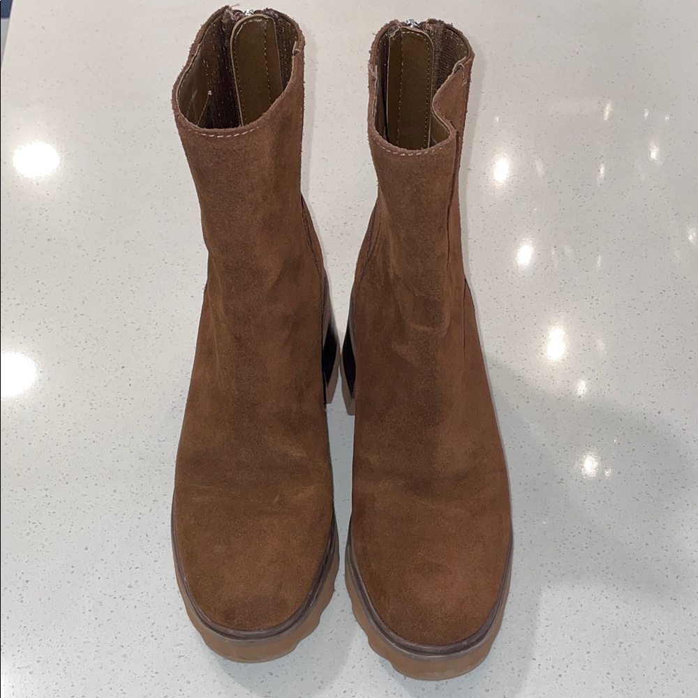 Dolce Vita Brown Suede Women's Boots